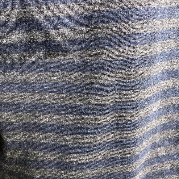 Cabi Odyssey gray navy stripe turtleneck knit tunic top size Extra Large XL 3225 - Picture 13 of 16